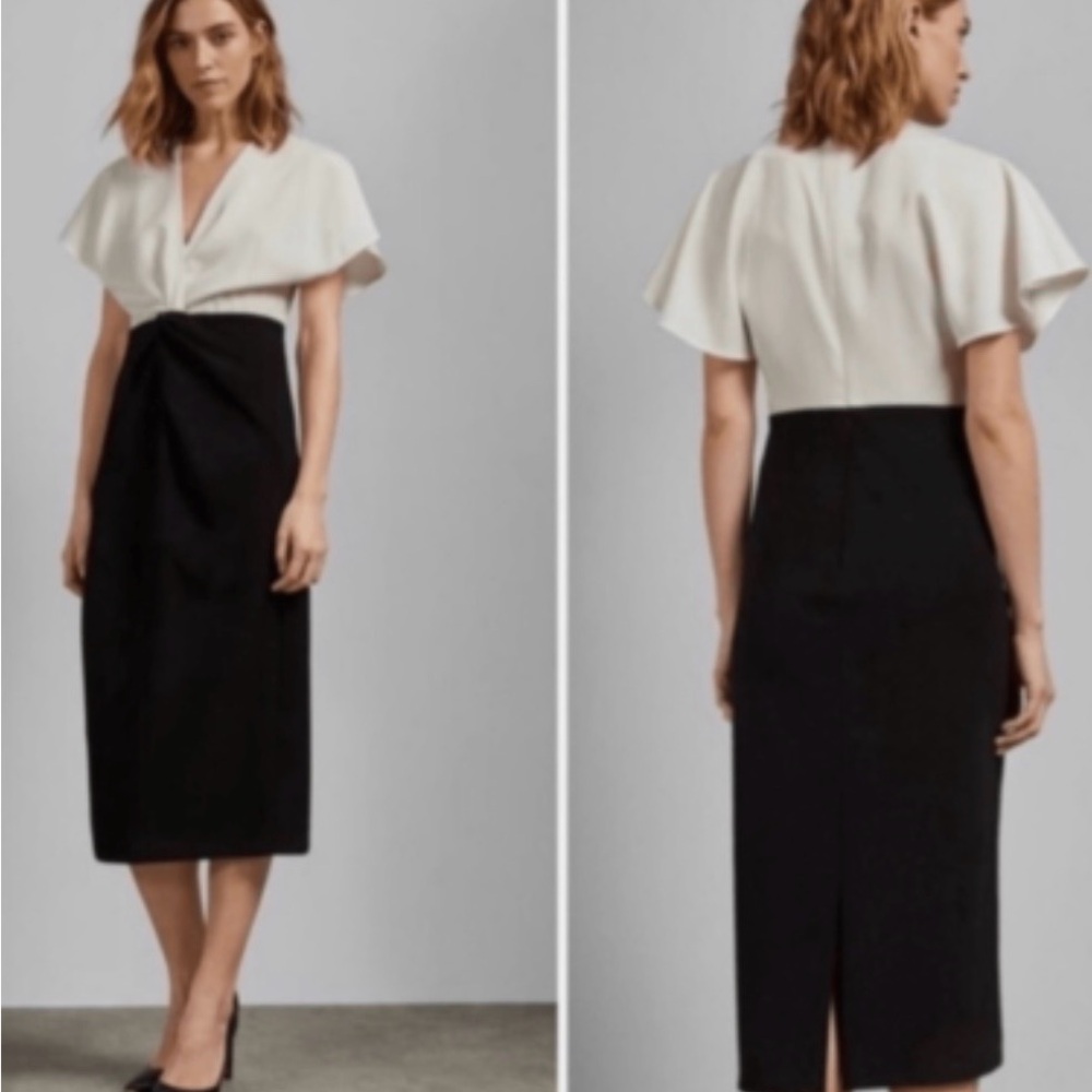 Ted Baker Black and White Pencil Skirt